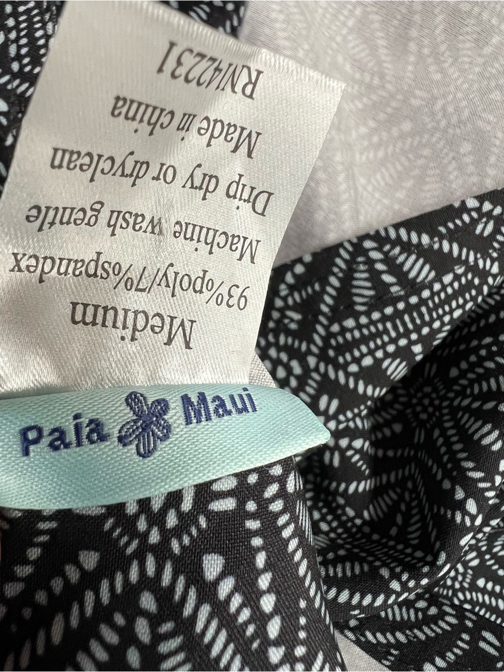 Rip Skirt Hawaii Paia Maui Wrap Skirt Medium 19” Length - Picture 14 of 15